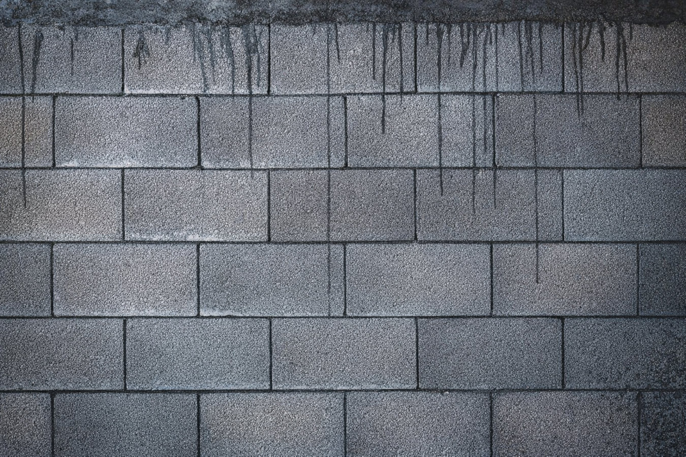 Concrete block walls